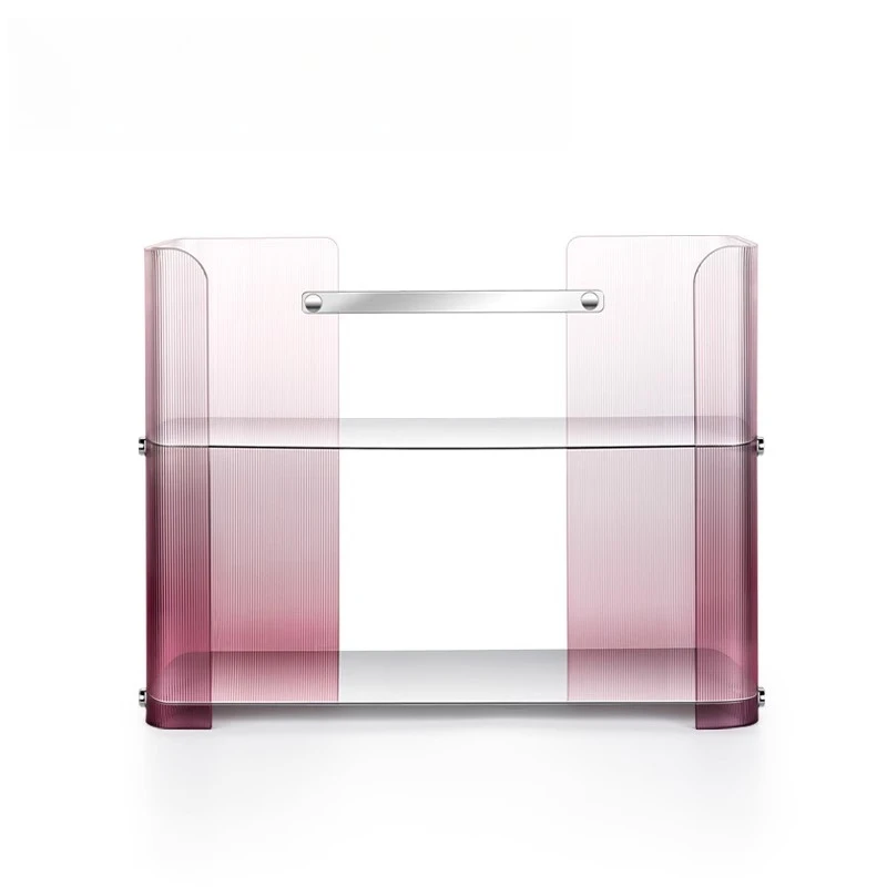 Luxury Skincare Tools - 軽贅沢化粧品、収納ボックス アクリル製プレミアム、大容量ドレッサー、スキンケア製品ラック。