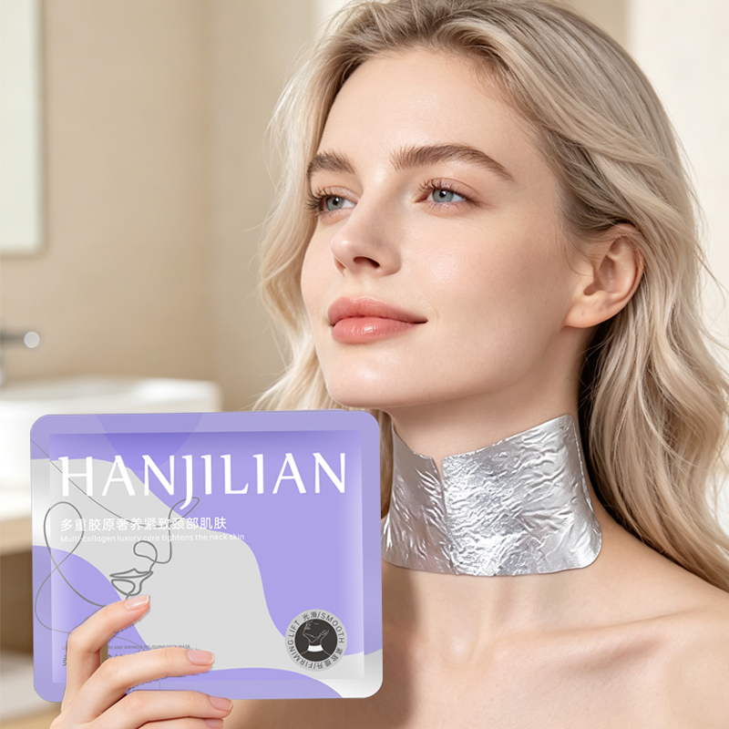 Luxury Skincare & Spa Reviews - 柔らかく贅沢なシワ防止ネックマスク、保湿と水分ロック効果があり、肌に優しく、毎日のネックケアに。
