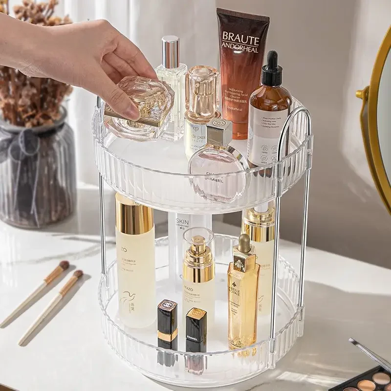 高級ドレッサー化粧品収納ボックストイレデスクトップ香水口紅ス - Luxury Skincare Tray のレビューと価格