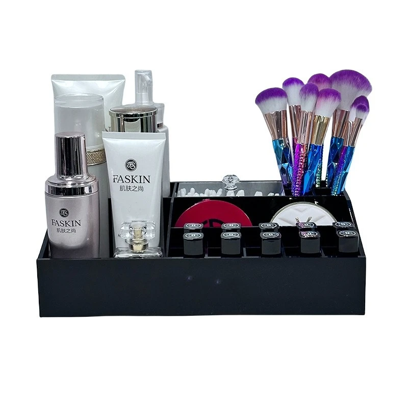 多機能化粧品収納ボックスドレッサーデスクトップスキンケア製品 - Luxury Skincare Tools のレビューと価格