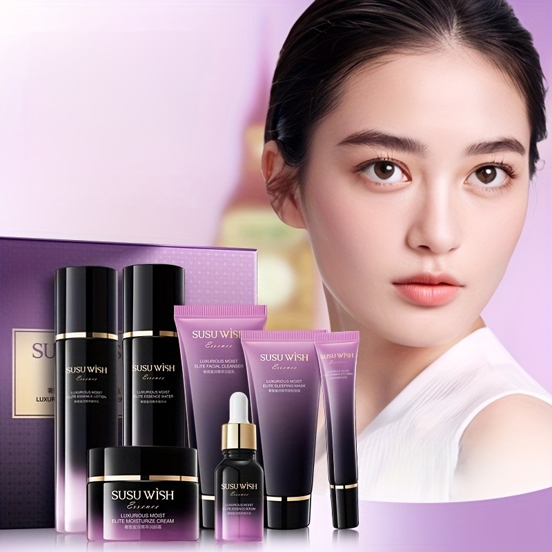 贅沢で上品な9点保湿エッセンスセット、クレンジングミルク、エ - Luxury Skincare Ingredients のレビューと価格
