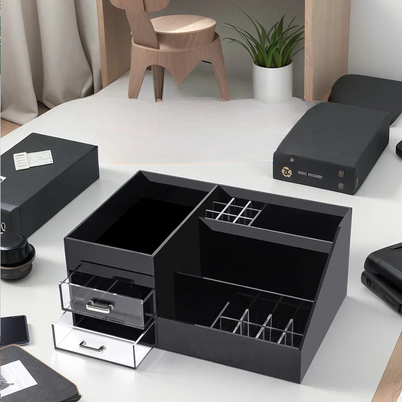 豪華なアクリル洗面化粧台オーガナイザー、スキンケアディスプレ - Luxury Skincare Tray のレビューと価格