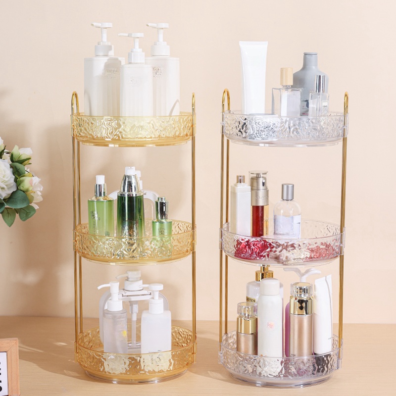 軽量化粧品収納ボックス、ドレッシングテーブル、多層回転ラック - Luxury Skincare Aesthetic のレビューと価格