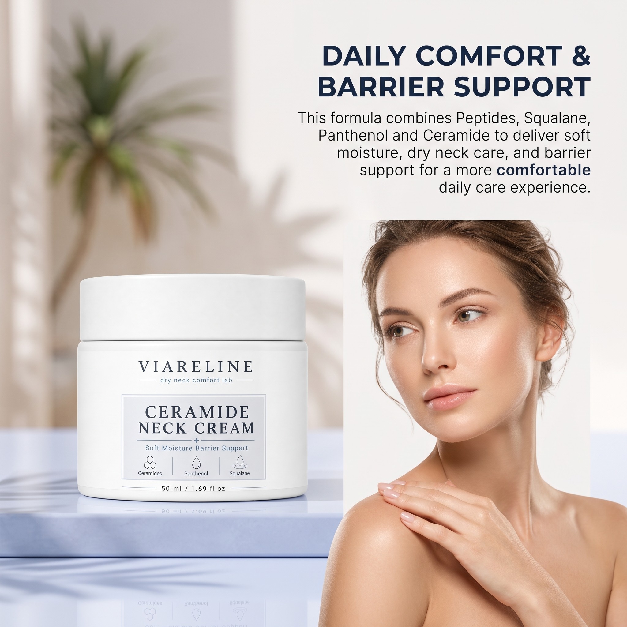 セラミドネッククリーム 敏感肌用 アンチエイジング ネック引 - Ceramide Complex Cream のレビューと価格