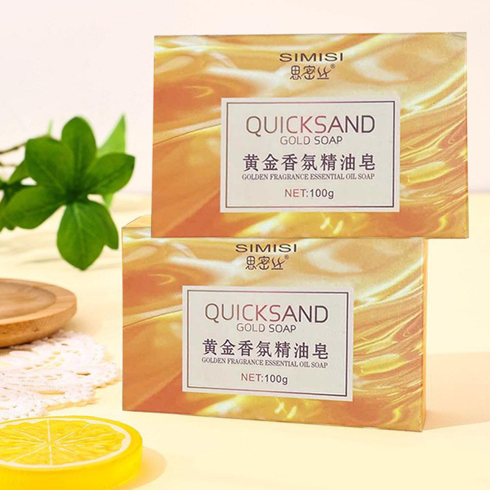 手作りゴールドソープ台形ラバーペプチド配合エッセンシャルオイ - Luxury Skincare & Spa Reviews のレビューと価格